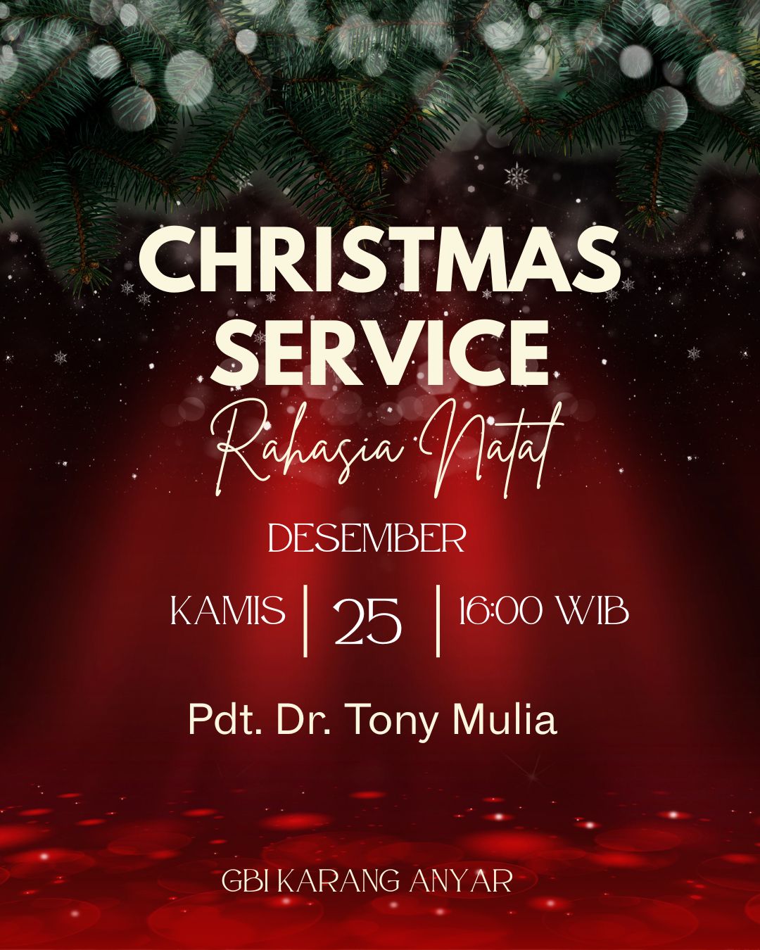 IBADAH & PERAYAAN NATAL BERSAMA