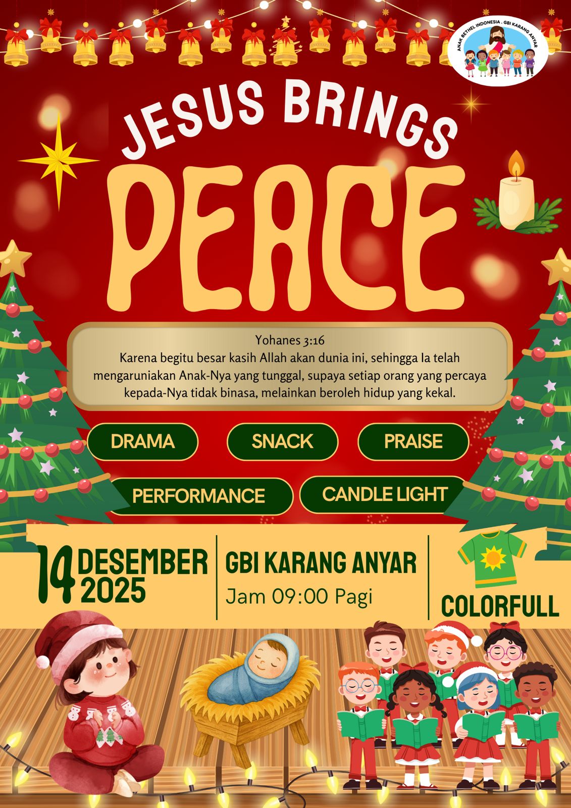 IBADAH NATAL – SEKOLAH MINGGU